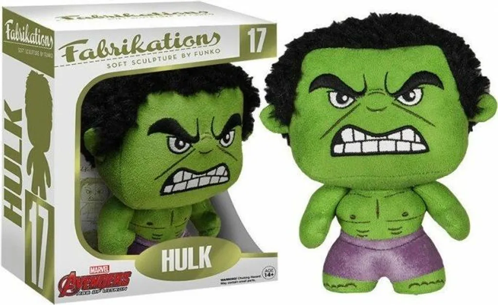 Marvel Avengers Peluche Hulk Verte 25cm - Doudou Doux Original Disney - 2