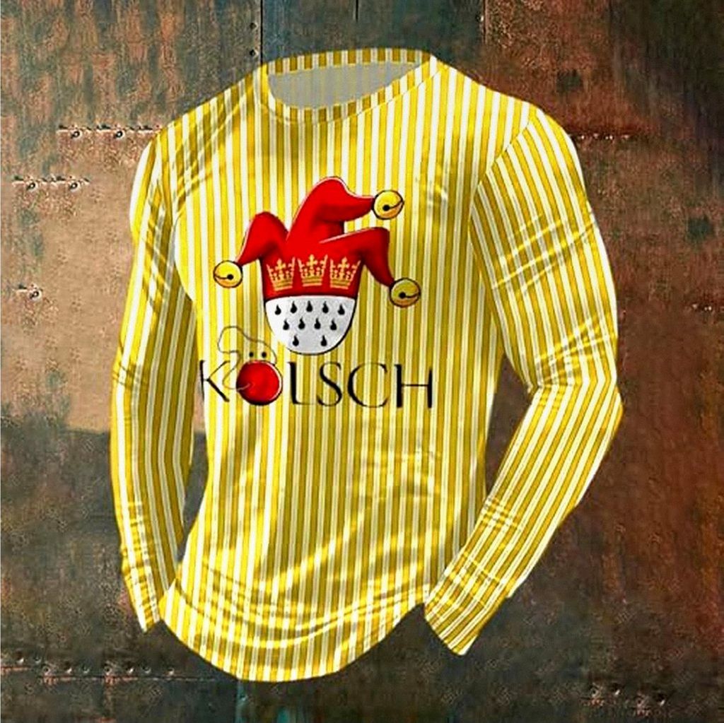 Herren Langarm T-Shirt Atmungsaktives Sportliches Leichtes Hemd Freizeit T-Shirt Langarm Sportshirt Enges und schnelltrocknendes T-Shirt für Herre...