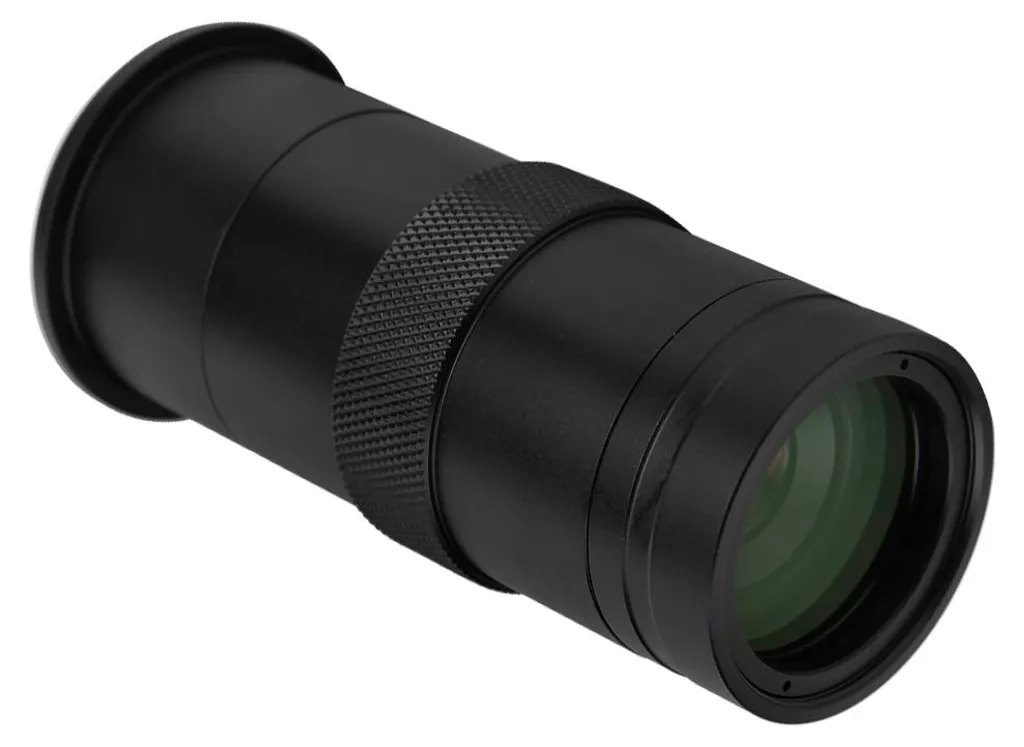 Caméra CCD industrielle pour contrôle qualité zoom 100X monture C