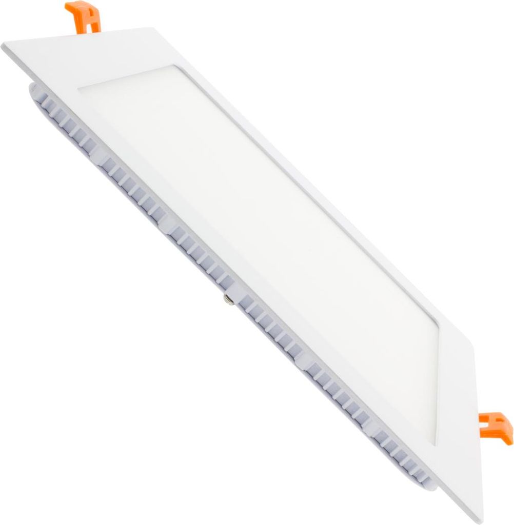 LED Einbaustrahler flach 20W Eckig SuperSlim Schnitt Produktbild 