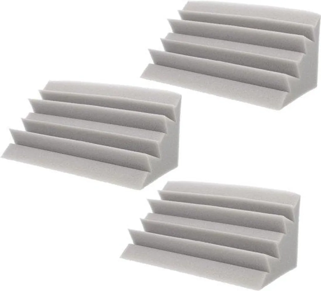 Améliorez le Son de votre Studio : Bass Traps en Mousse Blanche Lot 3