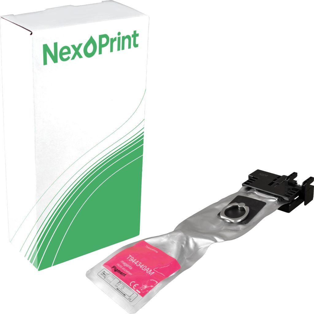 NexoPrint C13T944340 T9443 magenta L Druckerpatronen kompatibel zu Epson WorkForce Pro WF-C 5290 RDW WF-C 5710 DWF WF-C 5790 DWF ca. 6800 Seiten