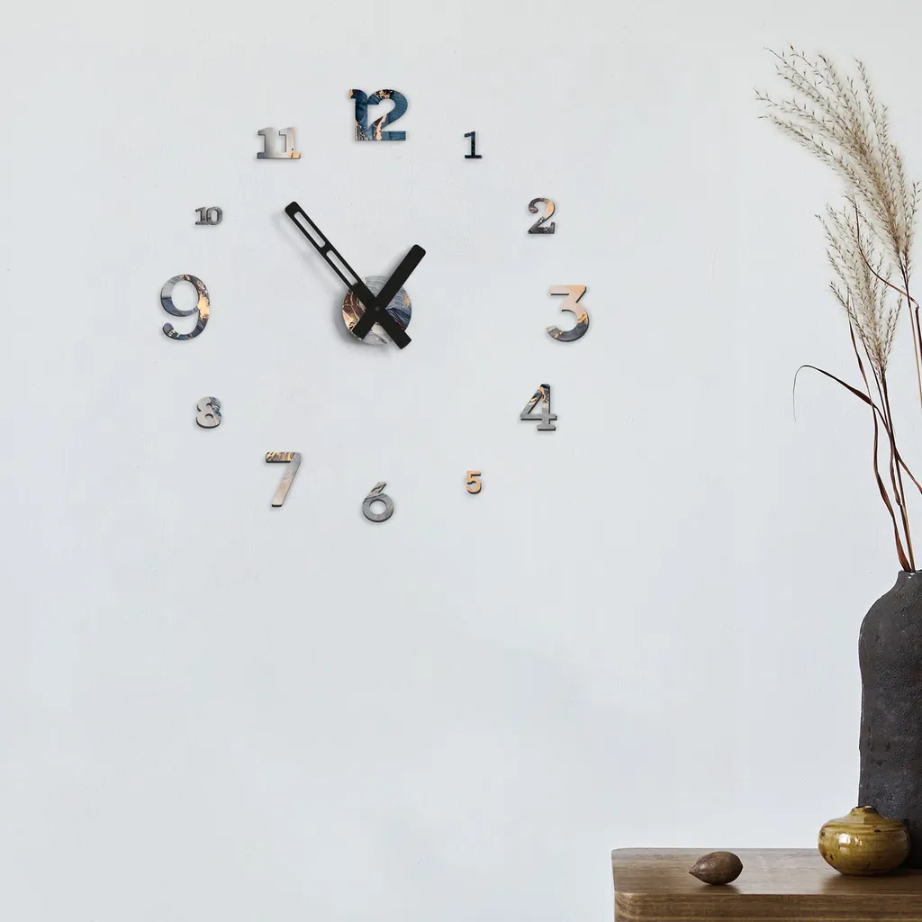 Tableau décoratif Typos Float Goldwaves en bois MDF Giallobus - 3