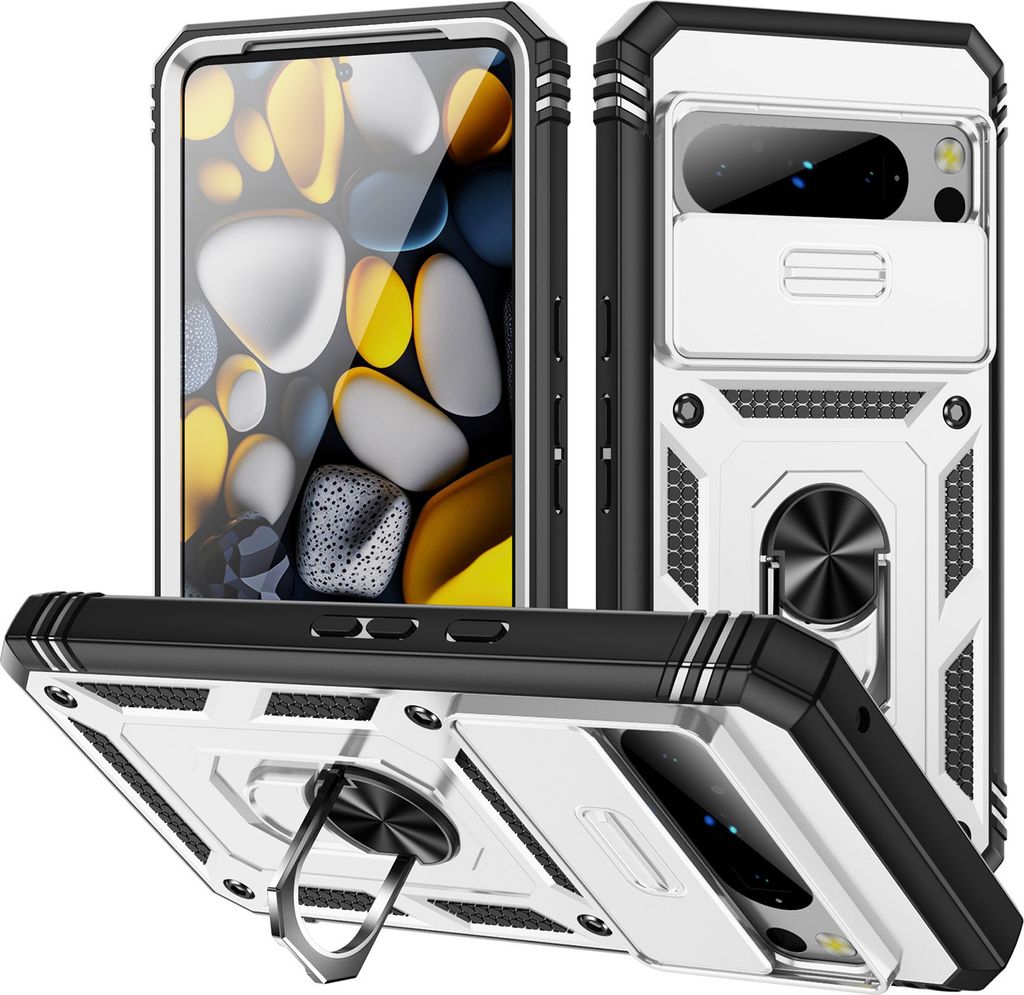 Google Pixel 8 Hülle, Schiebe Kamera Schutz Stoßfest Produktbild 
