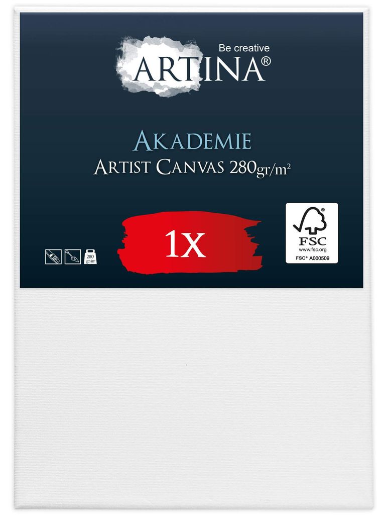 Toile sur châssis Artina Académie, 90 x 130 cm Image du produit 