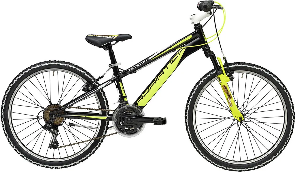 Vélo VTT 24 pouces Adriatica Rock avec suspension avant et 18 vitesses