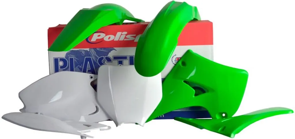 Kit Plastiques KX125-250 03-08 Finition OEM Haute Résistance Vert
