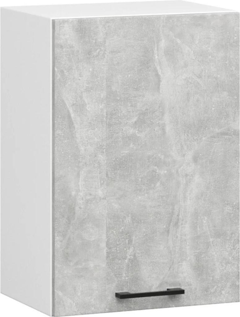 Wandhängender Küchenschrank 50 cm VERMINA - weiß / Beton