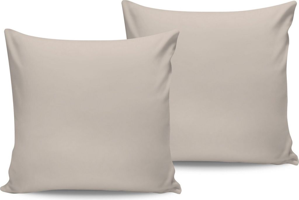 L'Essentiel Linge de Maison, De Cream, Bettwäsche-Set, Creme, 100 % Baumwollsatin, 60 x 60 cm