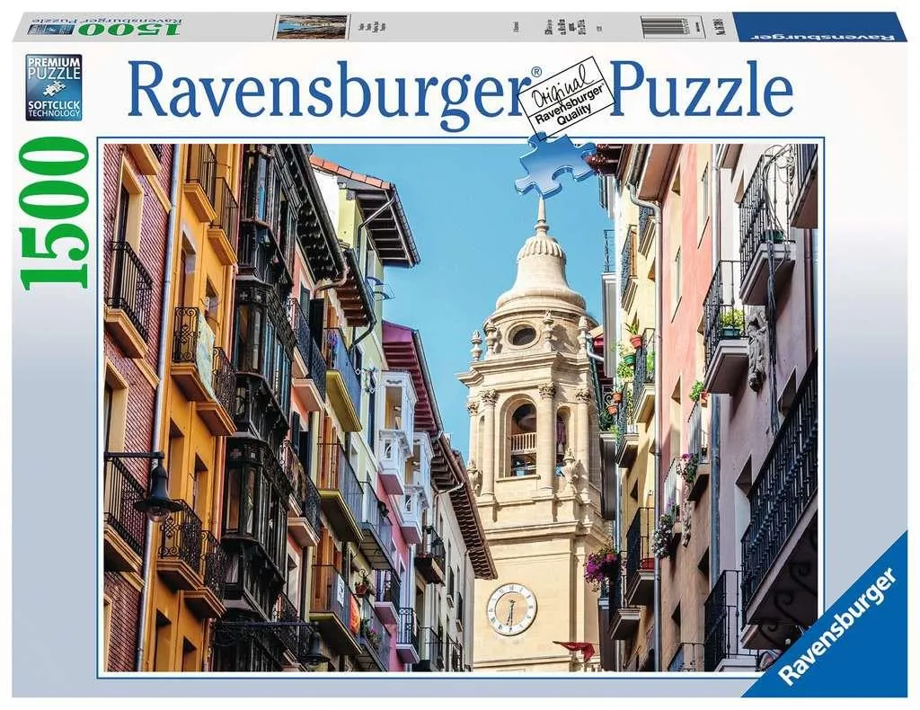 Puzzle 1500 pièces Pampelune idéal pour relaxation et décoration murale