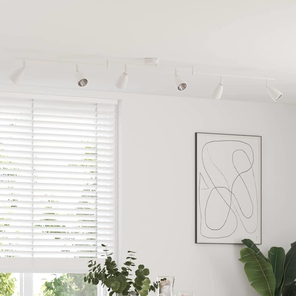 Deckenstrahler mit Strahlern Weiß 25.5 x 8 x 16 cm Metall