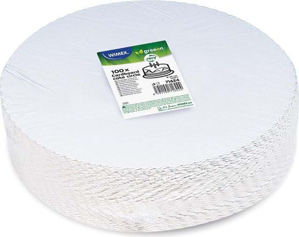 Dortová podložka bílá, průměr 24 cm - 100 ks Obrázek produktu 