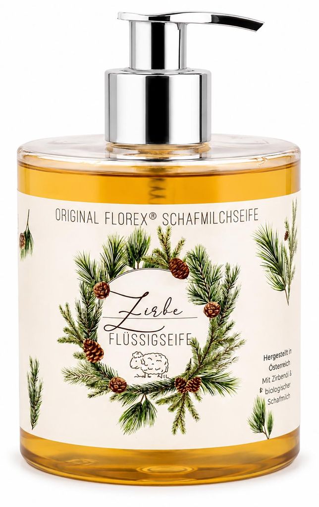 Florex Flüssigseife mit Schafmilch 500 ml im Spender Produktbild 