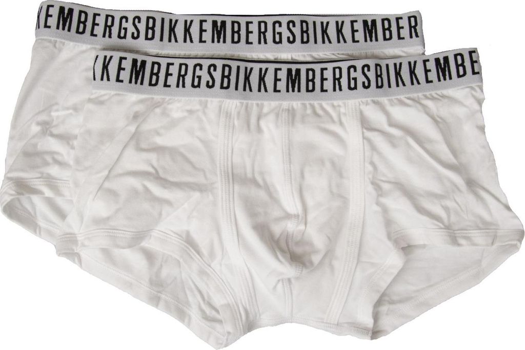 Boxer Herren BIKKEMBERGS 2er-Pack Boxershorts aus elastischer Baumwolle Gummizug auf Sicht Unterwäsche Artikel BKK1UTR02BI BI PACK TRUNK, XL - EU ...