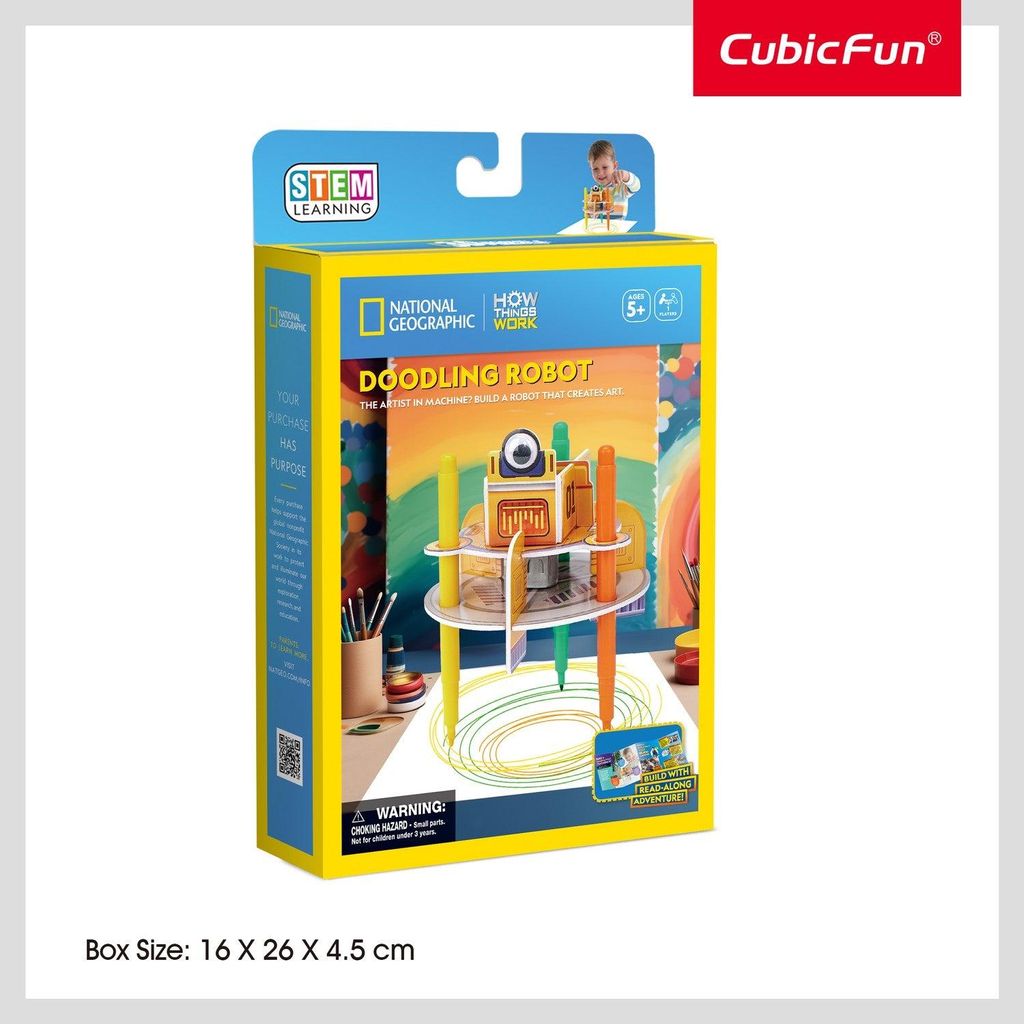 3D-Puzzle-Kritzelroboter für kreativen Spaß und Lernen