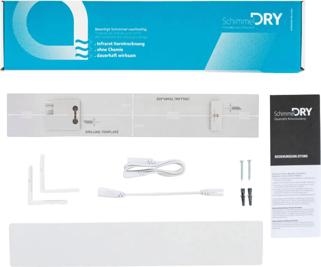 Extension Schimmel DRY M2 blanc 2m pour système thermique mural durable