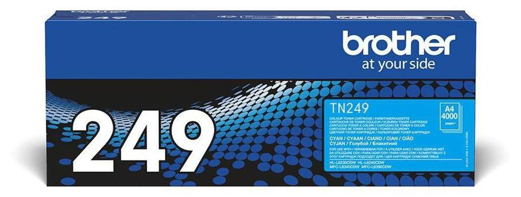 Brother TN249C - Sehr hohe Ergiebigkeit - Cyan Produktbild 