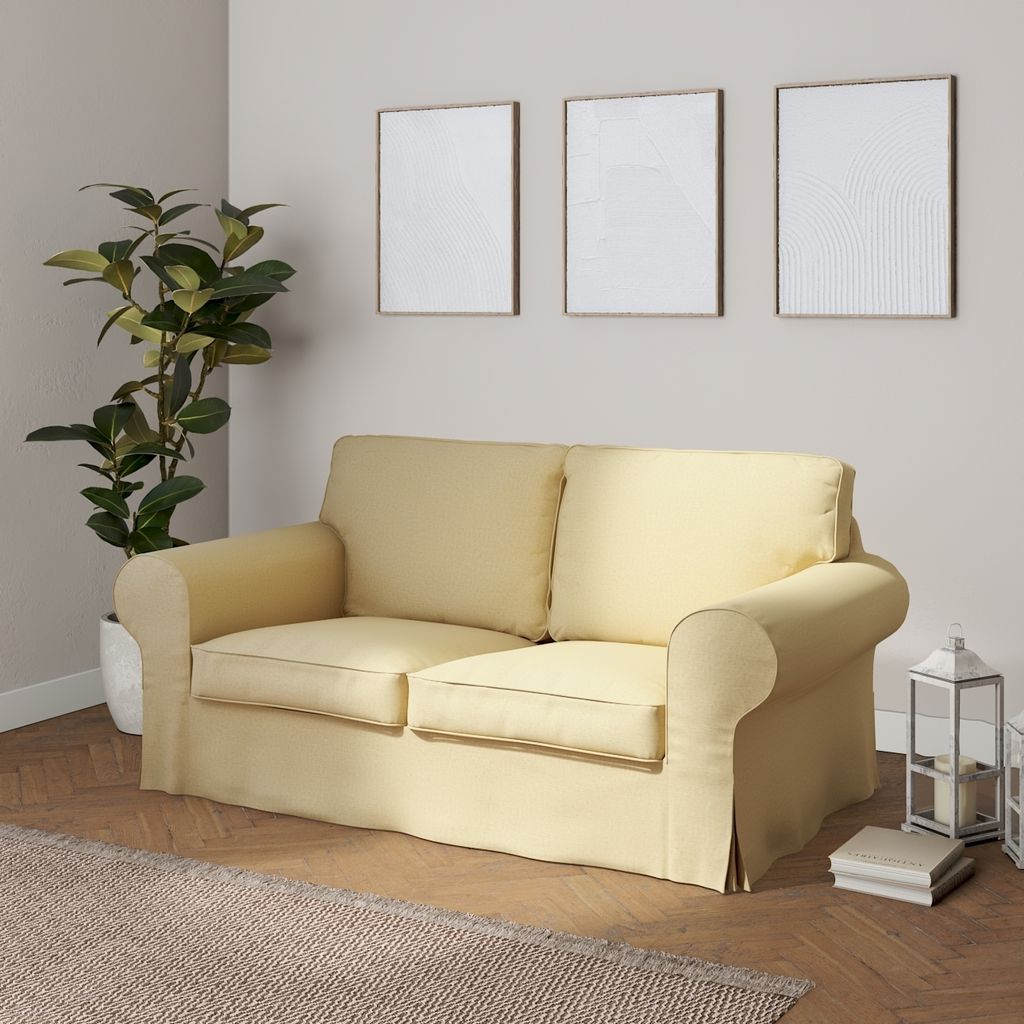 Dekoria Bezug für Ektorp 2-Sitzer Schlafsofa ALTES Modell, vanille, Sofabezug Ektorp 2-Sitzer Schlafsofa altes Modell