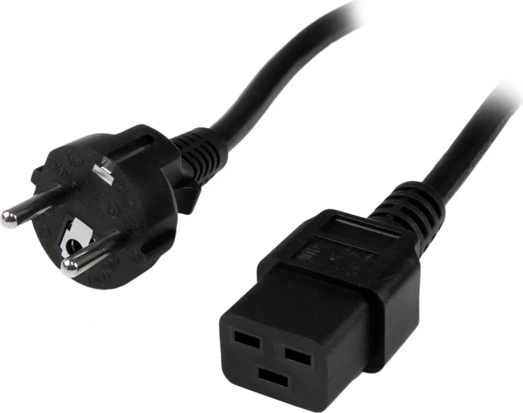 Câble d'alimentation 2m certifié UL 16A avec prise EU et connecteur C19