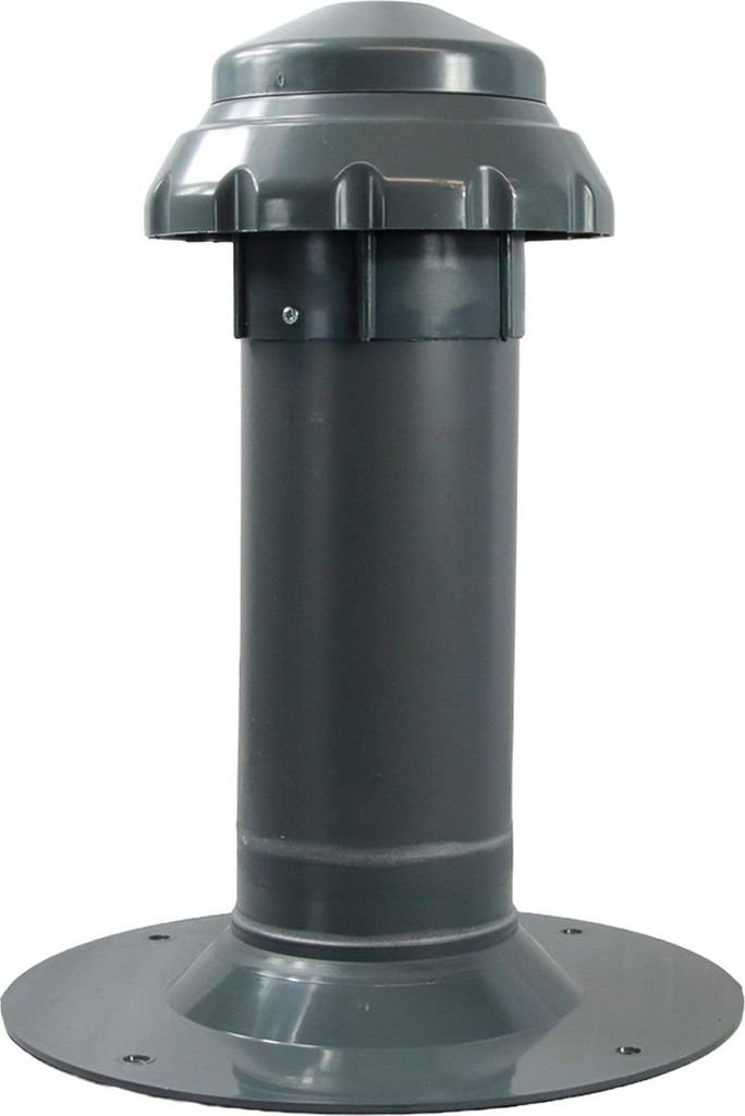 4 in 1 Flachdachlüfter CLASSIC + Kondenswasserabscheider Hart-PVC