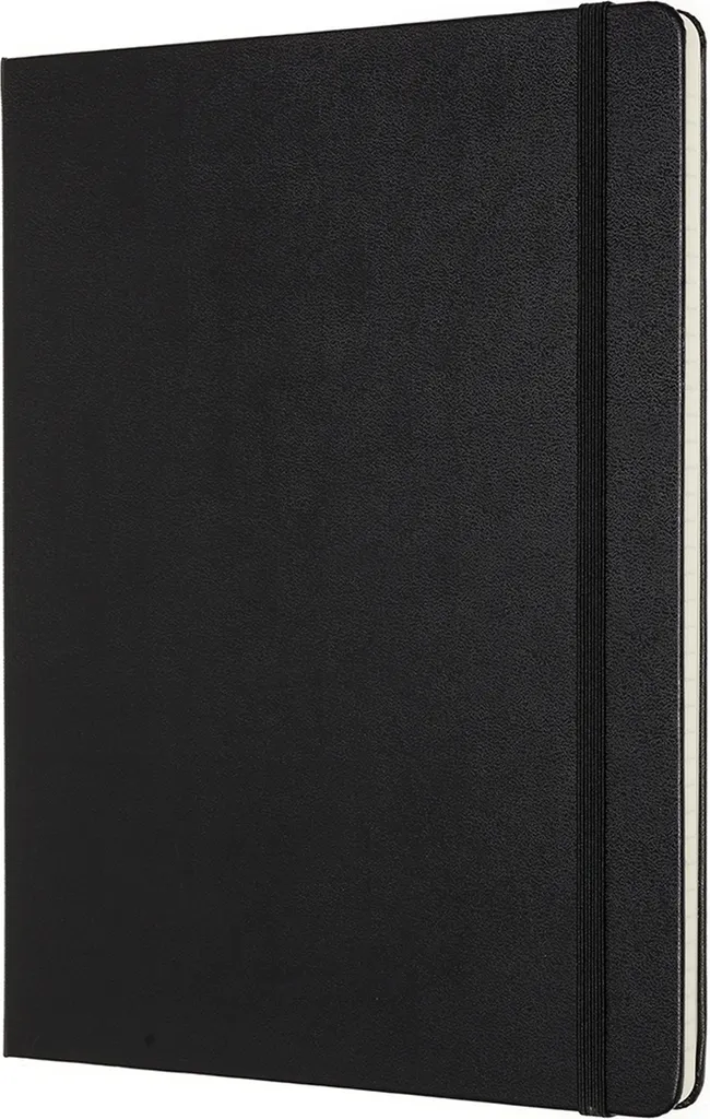 Moleskine Carnet de Notes Professionnel XL Noir à Couverture Rigide Chic