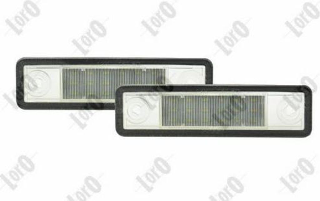 2x ABAKUS L37-210-0001LED Kennzeichenbeleuchtung für OPEL Zafira A (T98)
