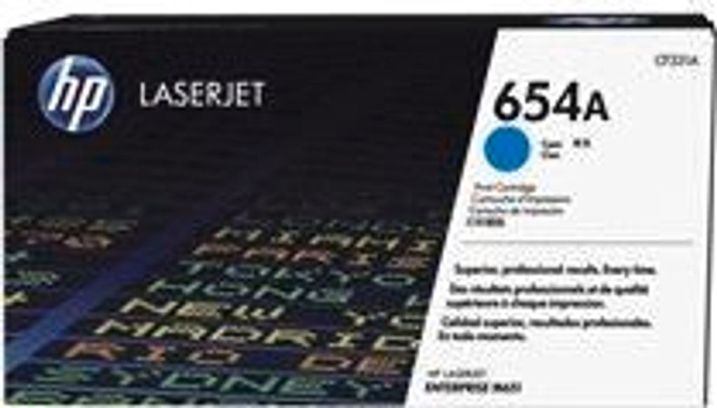 HP 654A Cyan Original LaserJet Tonerkartusche Produktbild 