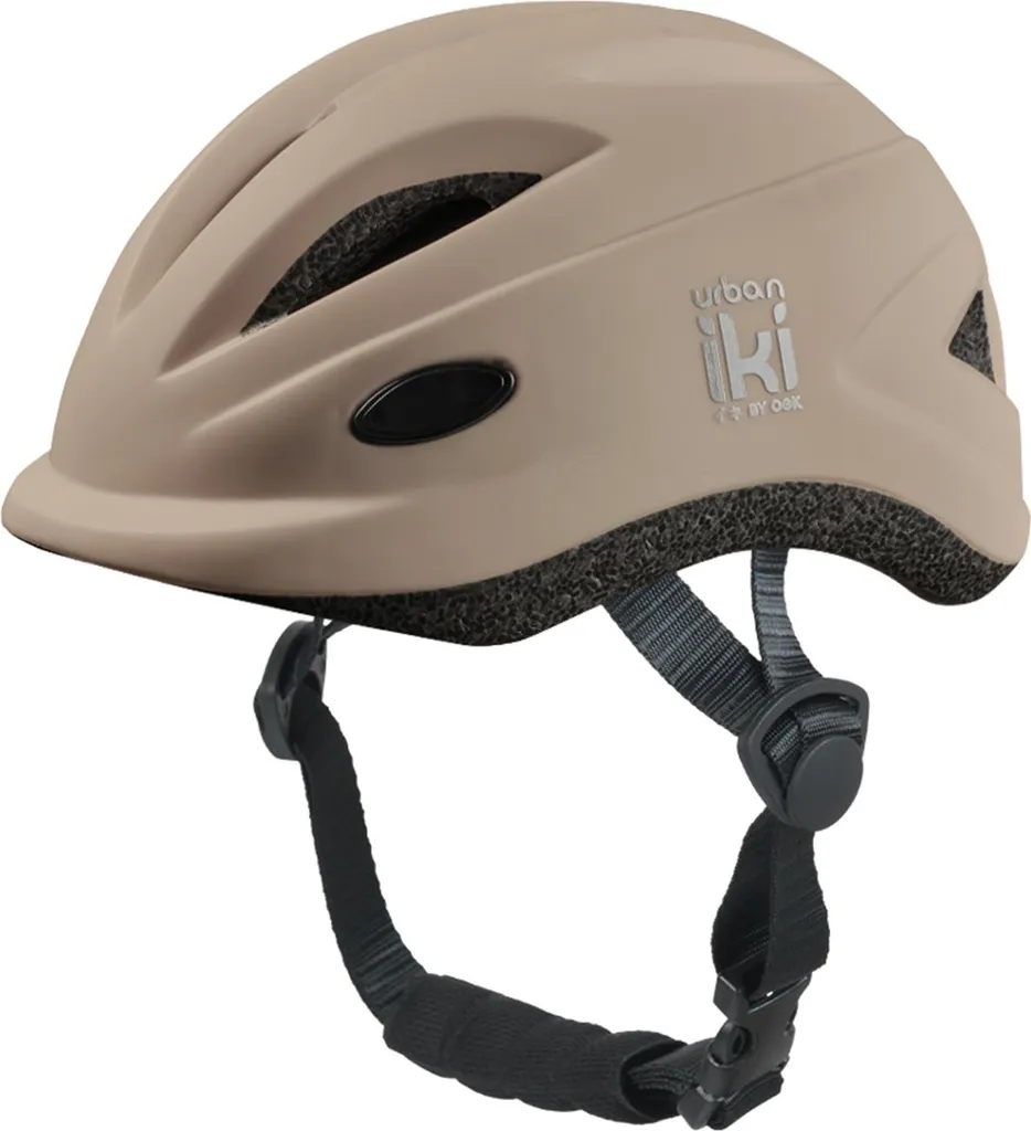 Casque vélo bébé pour siège enfant Urban Iki XS beige protection ville