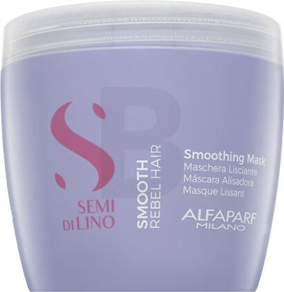 Alfaparf Milano Semi Di Lino Smooth Smoothing Mask Bändigende Haarmaske für raues und widerspenstiges Haar 500 ml