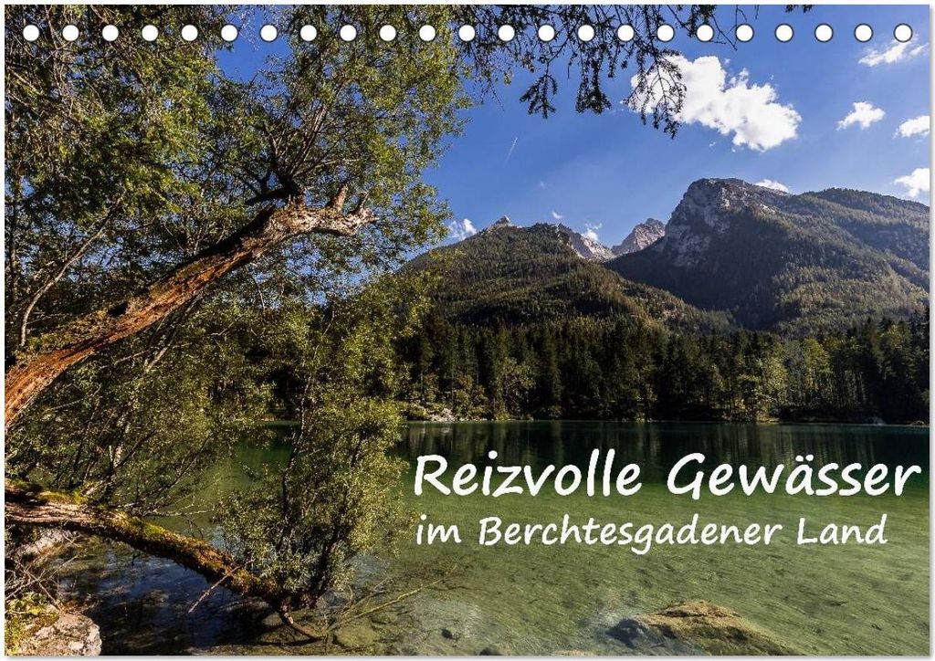 Reizvolle Gewässer im Berchtesgadener Land (Tischkalender 2026 DIN A5 quer), CALVENDO Monatskalender