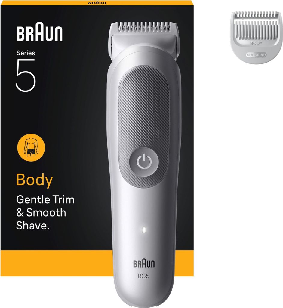 Braun Bodygroomer Series 5 BG5500, wasserdicht, 100 Min