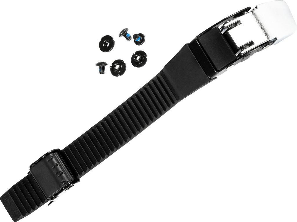 Powerslide Classic Schnallenset komplett, silber, L/R – 18 cm