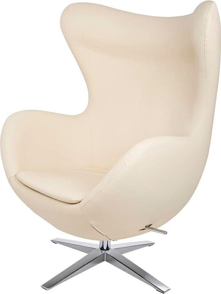 Sessel EGG BREIT Polyurethanbeige