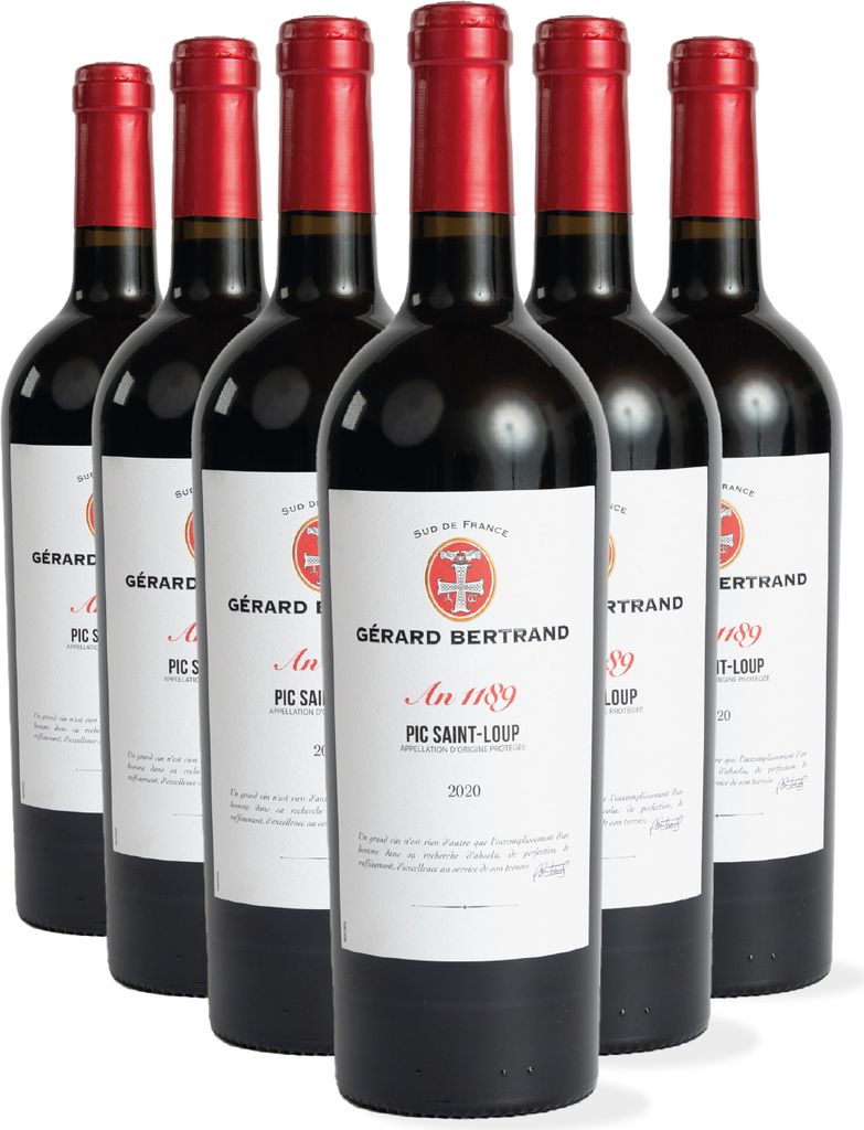 Héritage "An 1189" Pic Saint Loup 2024 Lot 6 Bouteilles 75cl