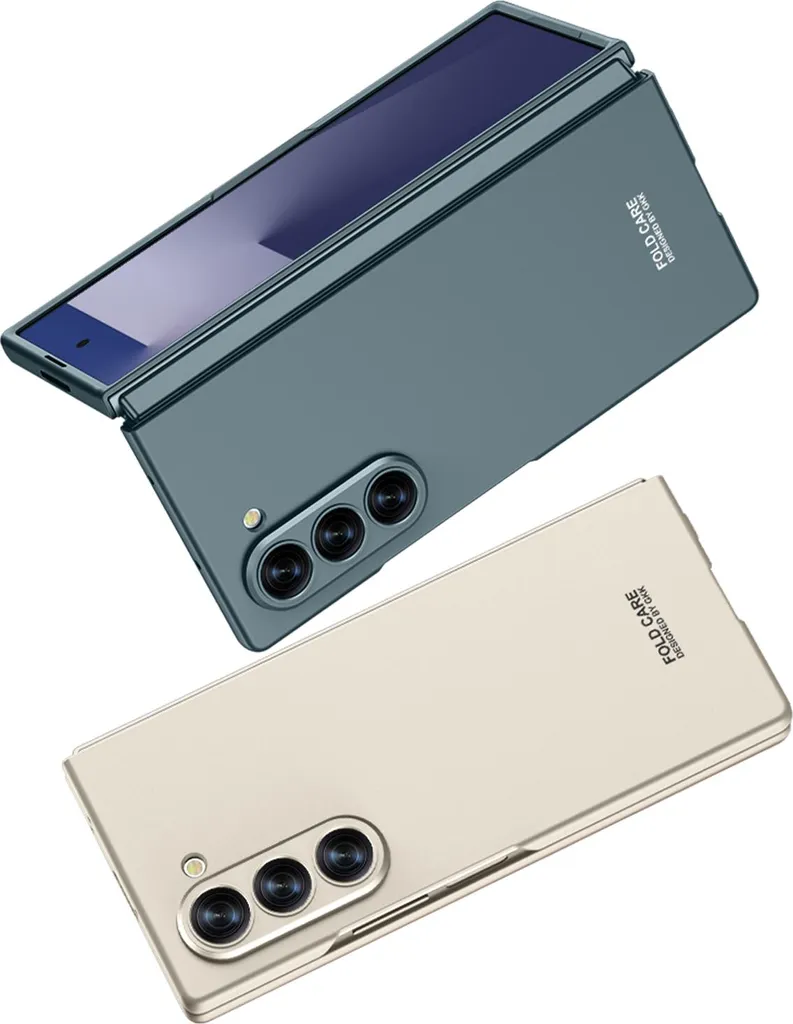 Cover Slim per Samsung Z Fold 7 Argento | PC Matte Shockproof - 3