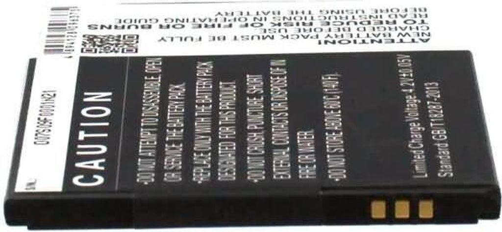 Akku für Kazam KAX55 Li-Ion 3,7 Volt 2600 mAh schwarz.
