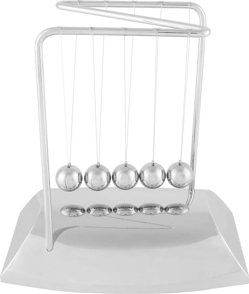 Z-förmiges Newton-Pendel mit Stahlkugeln – Physik, Wissenschaft, Spielzeug, Schreibtisch