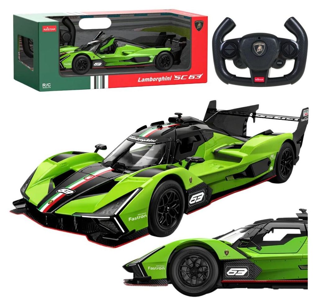 Lamborghini SC63 ferngesteuertes RC-Rennauto Rastar Grün