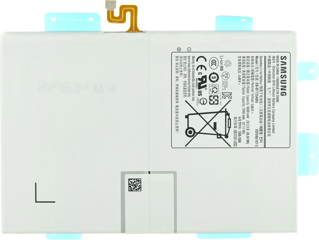 Akku Batterie für Samsung Galaxy Tab S6 lite SM-P618 P613 P615 P610 - EB-BT725ABU - 7040 mAh
