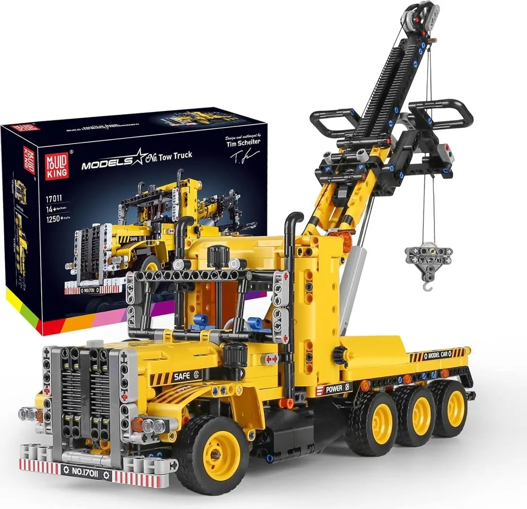 Remorque de Camion Télécommandée 17011S : Jouet de Construction Tech