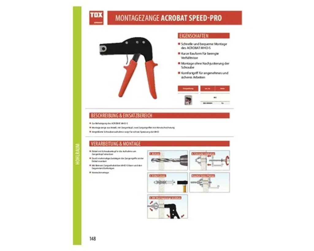 Pince de pose TOX 03590094 ACROBAT Speed-Plus robuste et ergonomique - 9