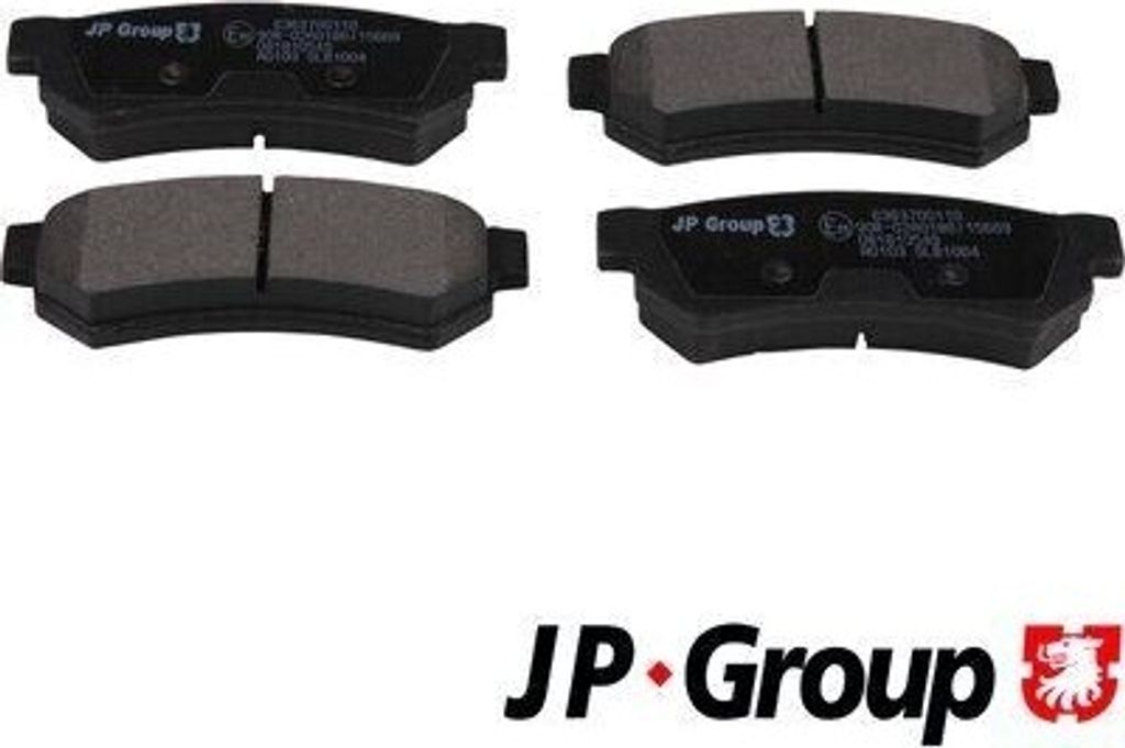 JP GROUP Bremsbeläge Satz Hinten für SUZUKI RENO Schrägheck (US) 6363700110