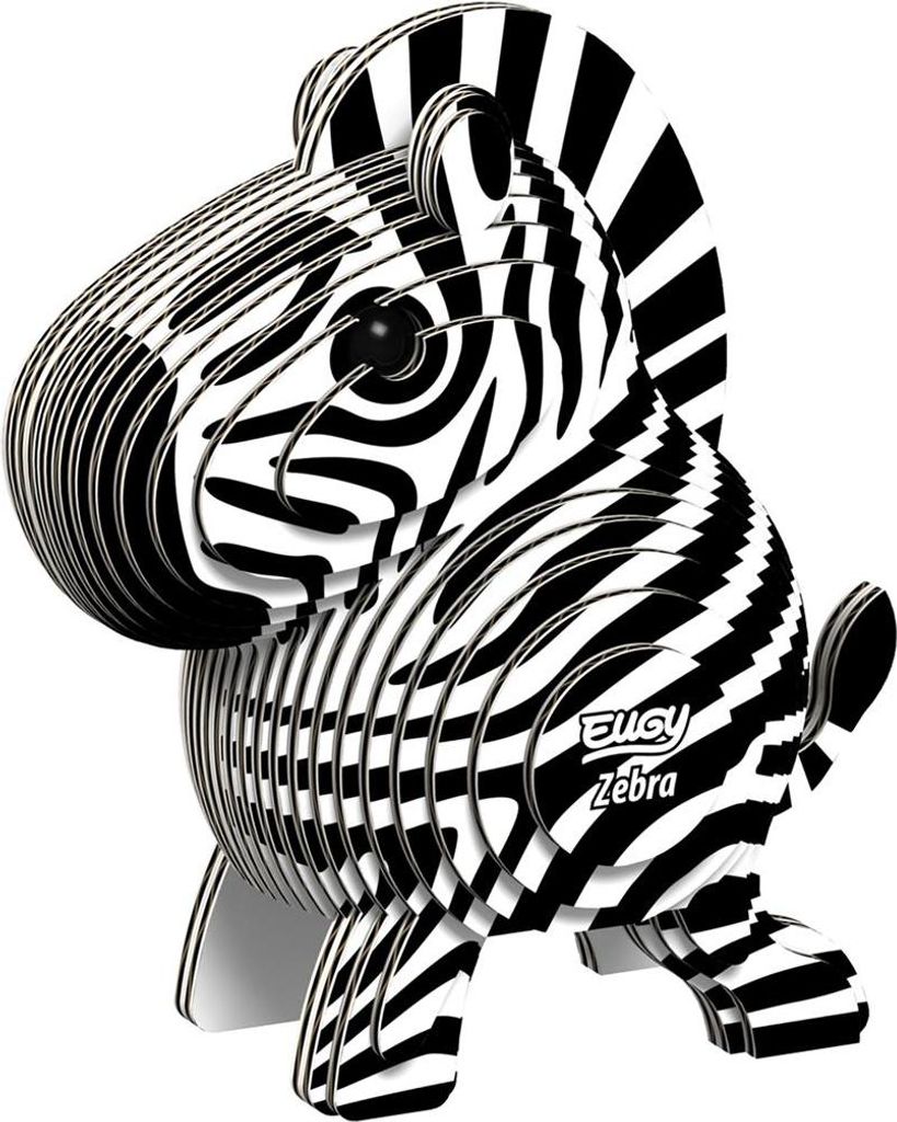 EUGY - 3D Bastelset Zebra Produktbild 