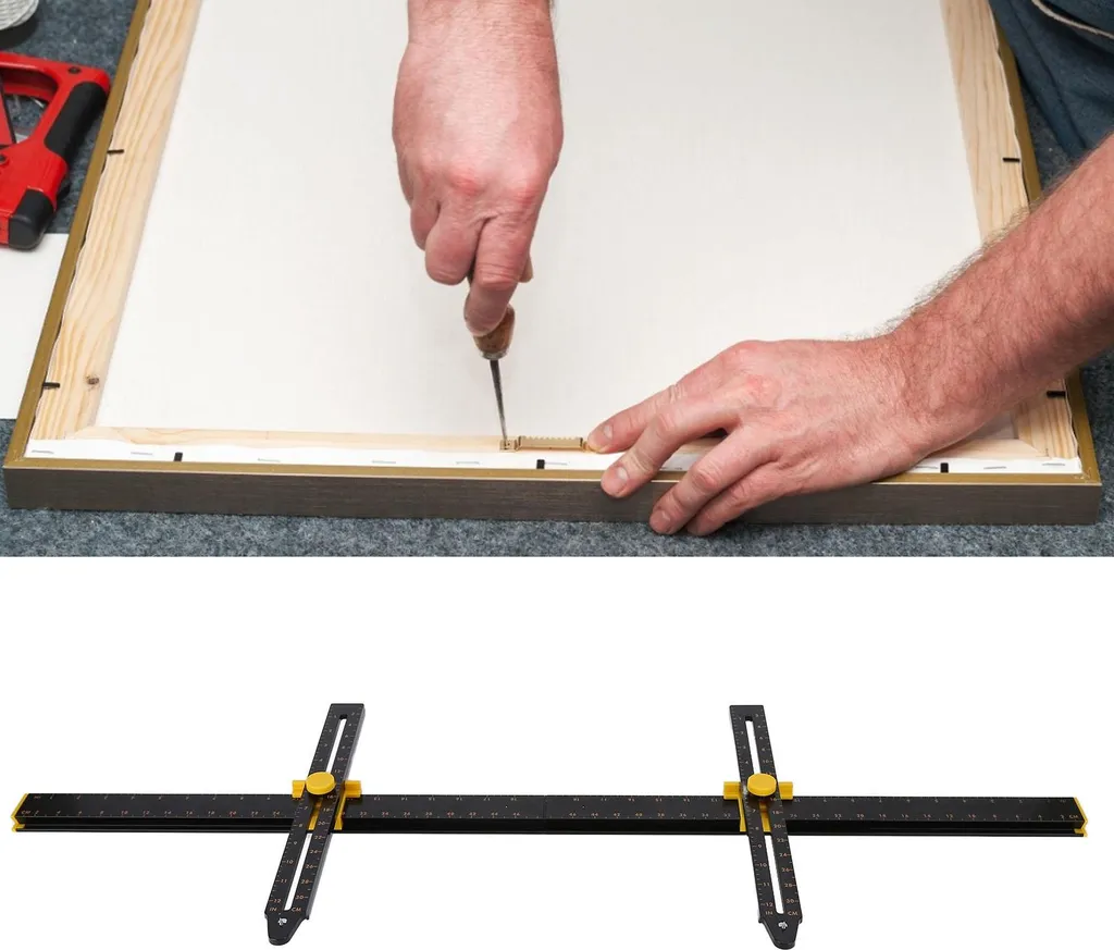 Guide de perçage portable et ajustable pour assemblage bois et cadres - 12