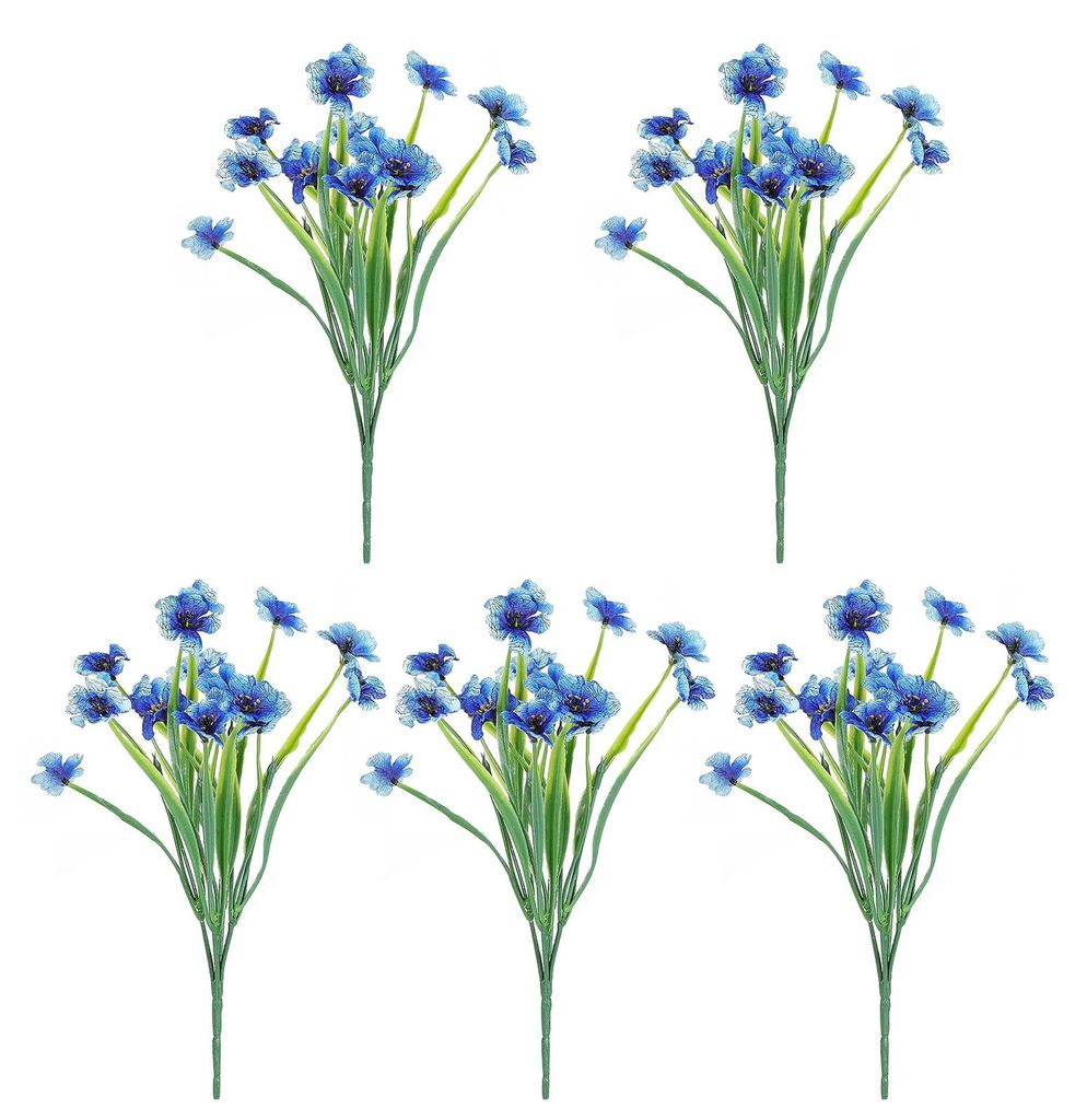 Künstliche Blumen, höhenverstellbar, farbecht, handgefertigt, realistische Seidenblütenblätter, kein Gießen nötig, für sonnenlichttaugliches...