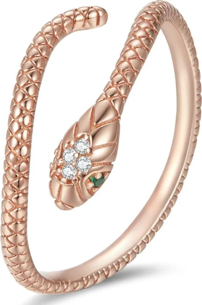 Anello Serpente Oro e Argento 925 - Gioielli Artigianali Made in Italy