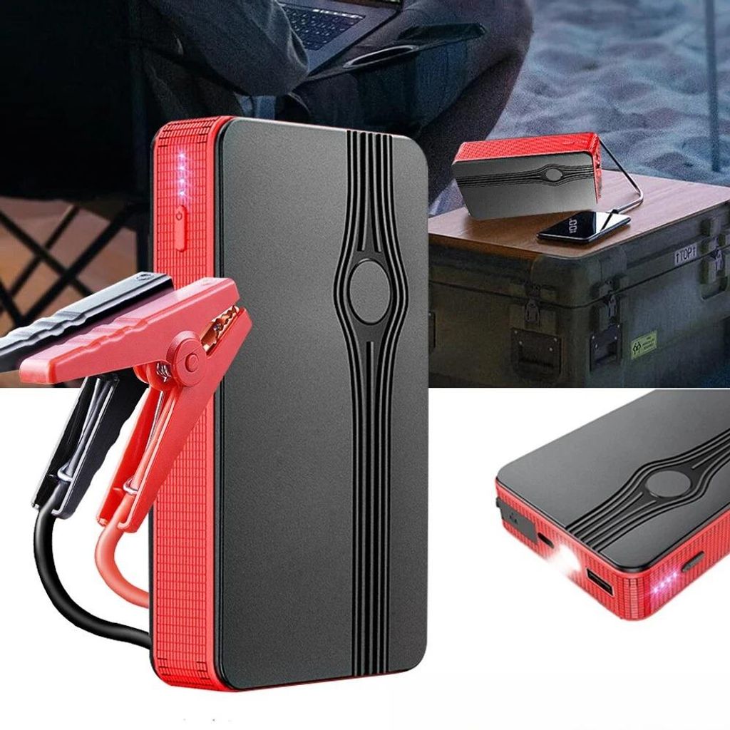 30000mAh Powerbank Auto KFZ Starthilfe Jump Starter 800A Booster Powerbank PKW