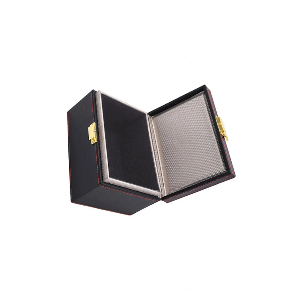 Boîtier bloquant RFID haute performance en cuir PU avec intérieur isolant - 4