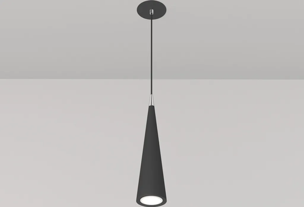 Suspension Maytoni Nevill Noire GU10 40W Dimmable en Métal Design