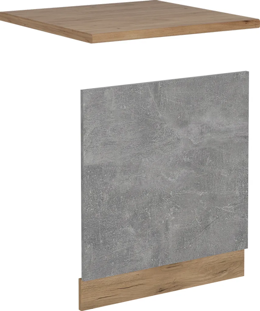 Offerta Pannello Vicco R-Line 60cm Rovere Calcestruzzo Lavastoviglie